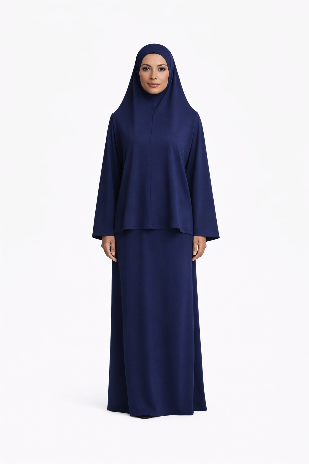 Set khalyssa - Abaya + Khimar - Bleu nuit