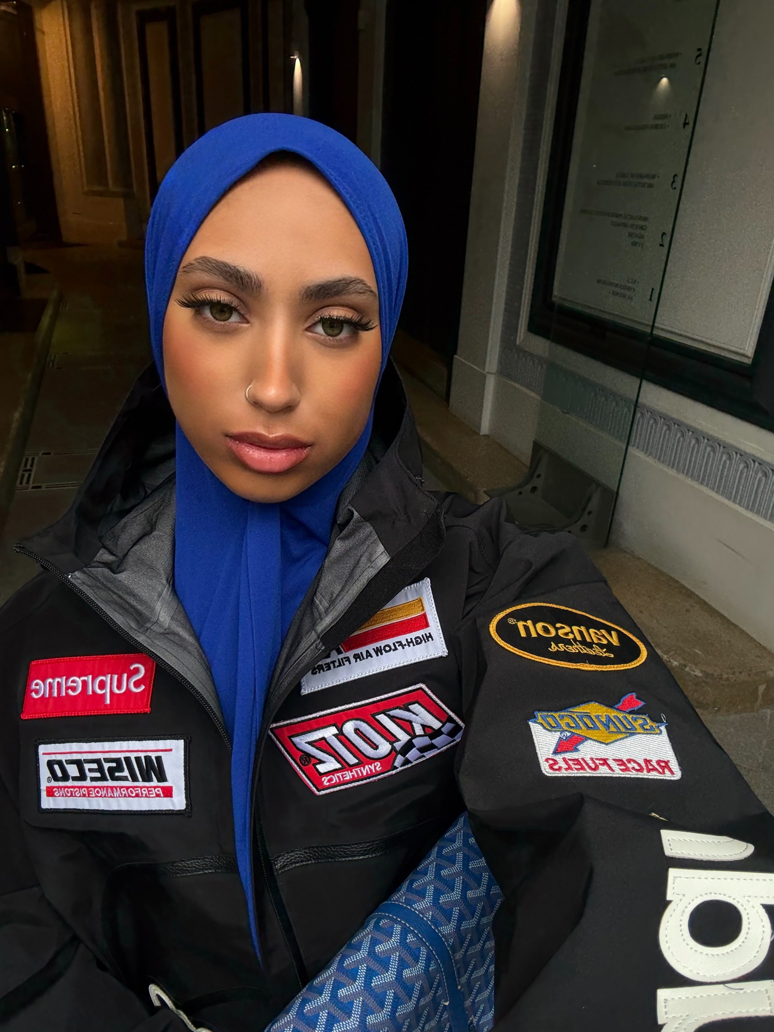 Set khalyssa - Abaya + Khimar - Bleu Royal