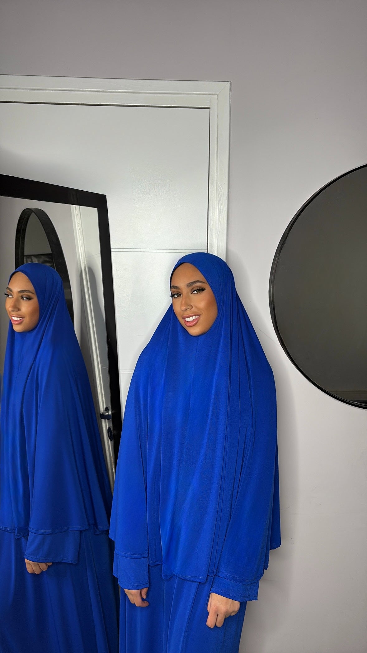 Set khalyssa - Abaya + Khimar - Bleu Royal