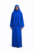 Set khalyssa - Abaya + Khimar - Bleu Royal