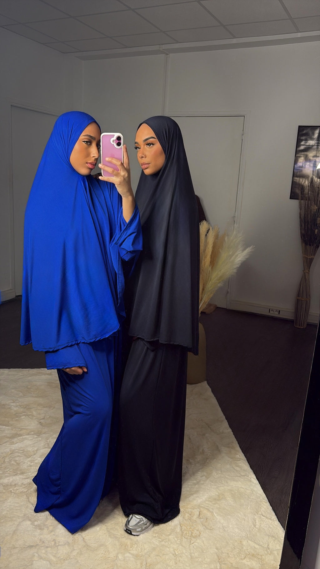 Set khalyssa - Abaya + Khimar - Bleu Royal