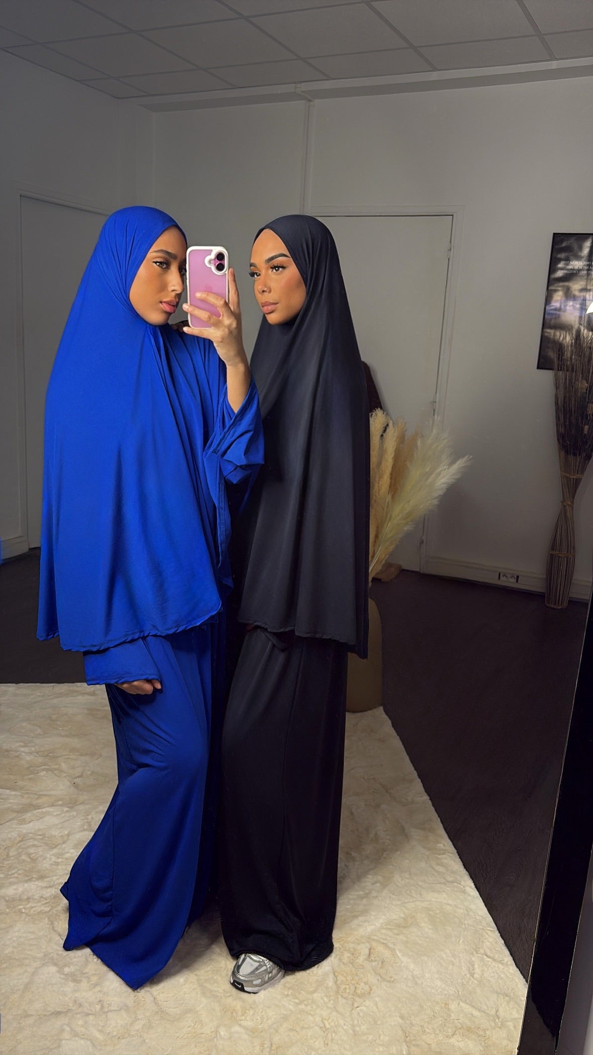 Set khalyssa - Abaya + Khimar - Bleu Royal