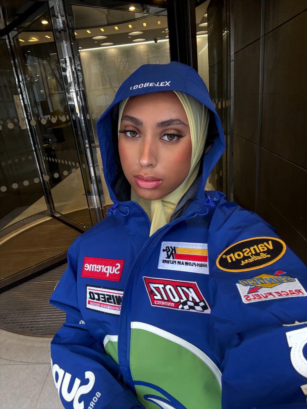 Set khalyssa - Abaya + Khimar - Jaune pastel