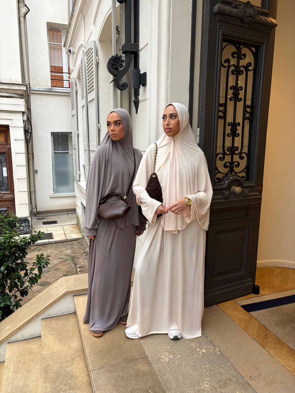 Set khalyssa - Abaya + Khimar - Taupe