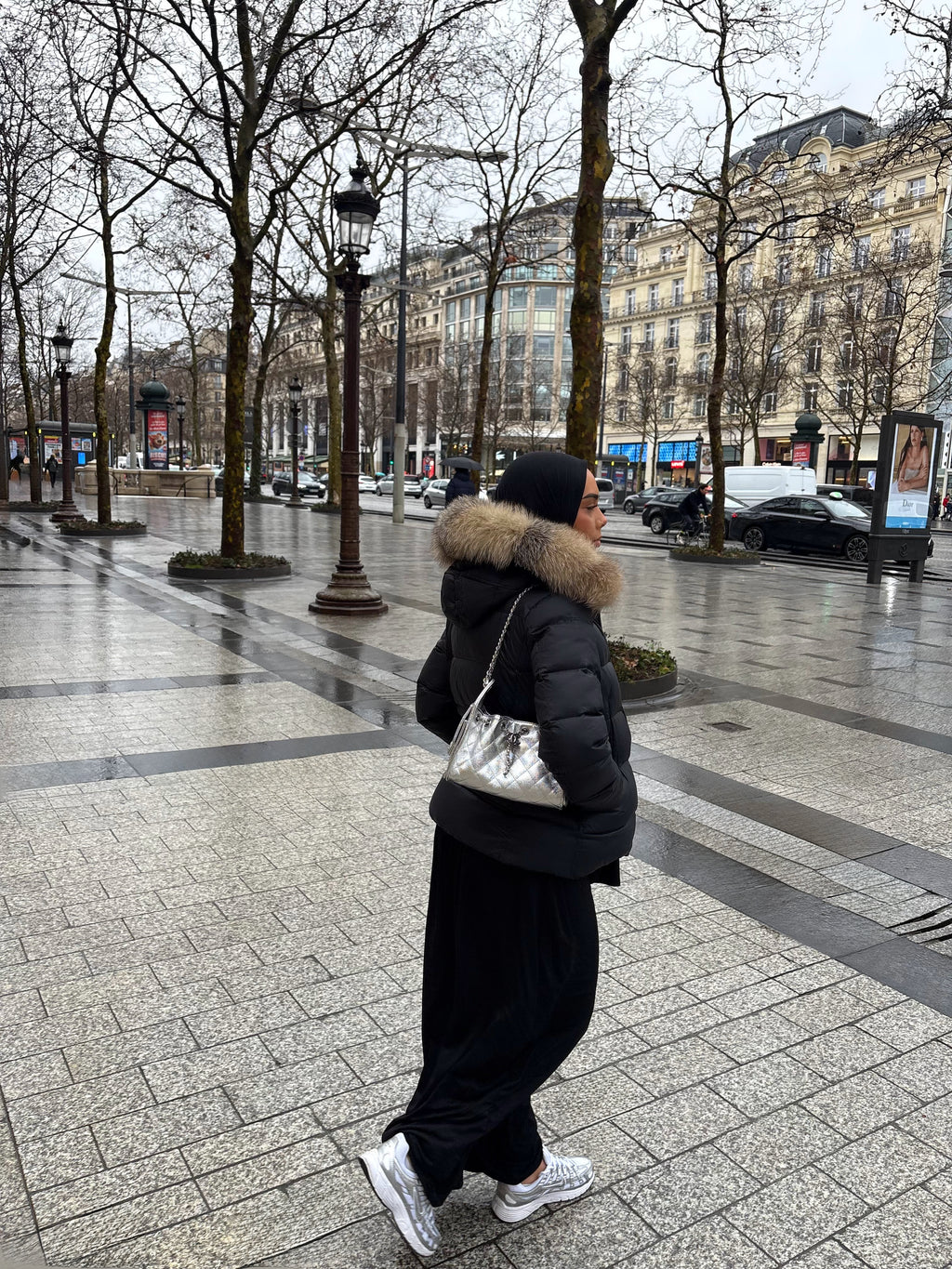 Set khalyssa - Abaya + Khimar - Noir