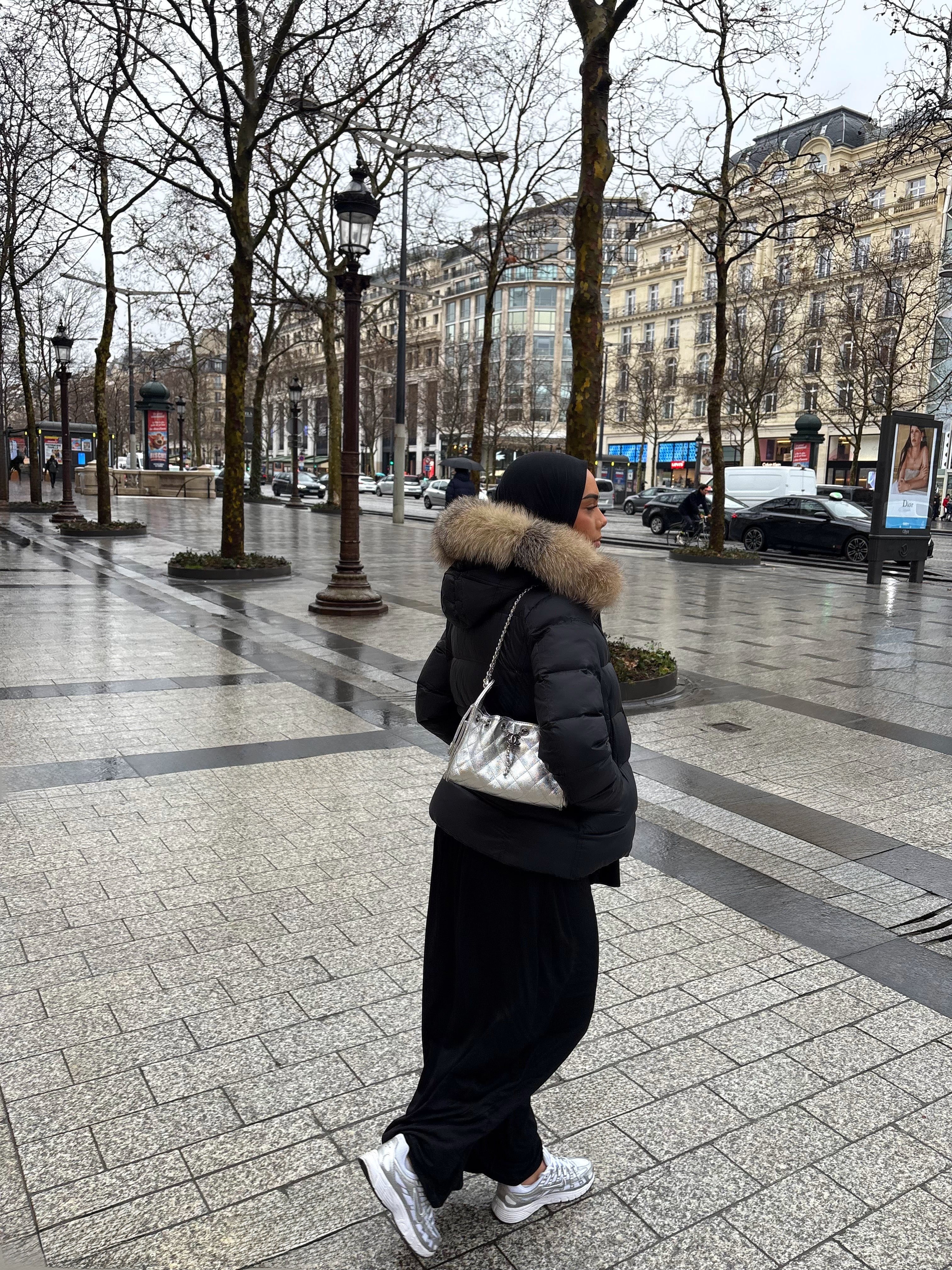 Set khalyssa - Abaya + Khimar - Noir