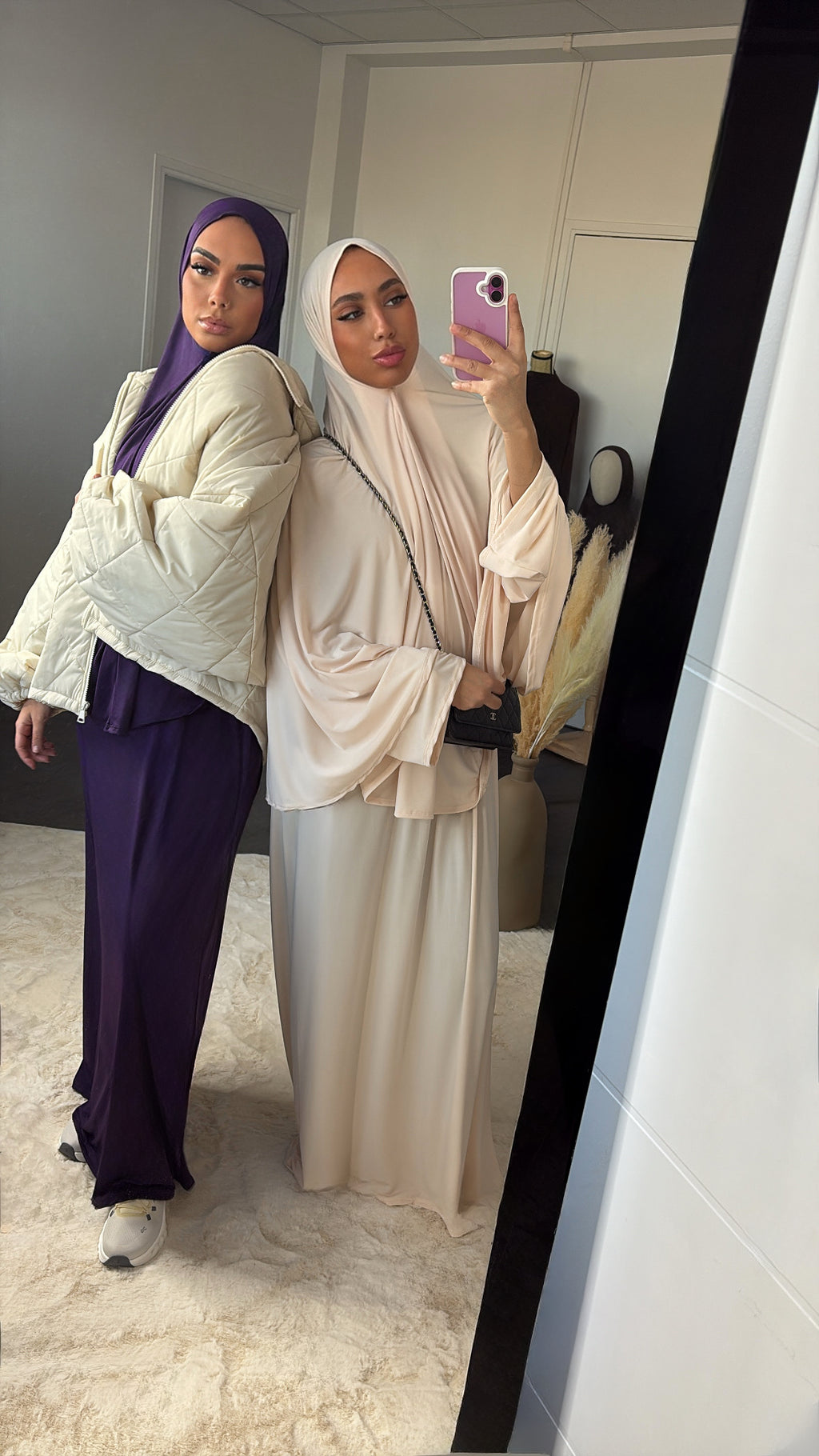 Set khalyssa - Abaya + Khimar - Chocolat