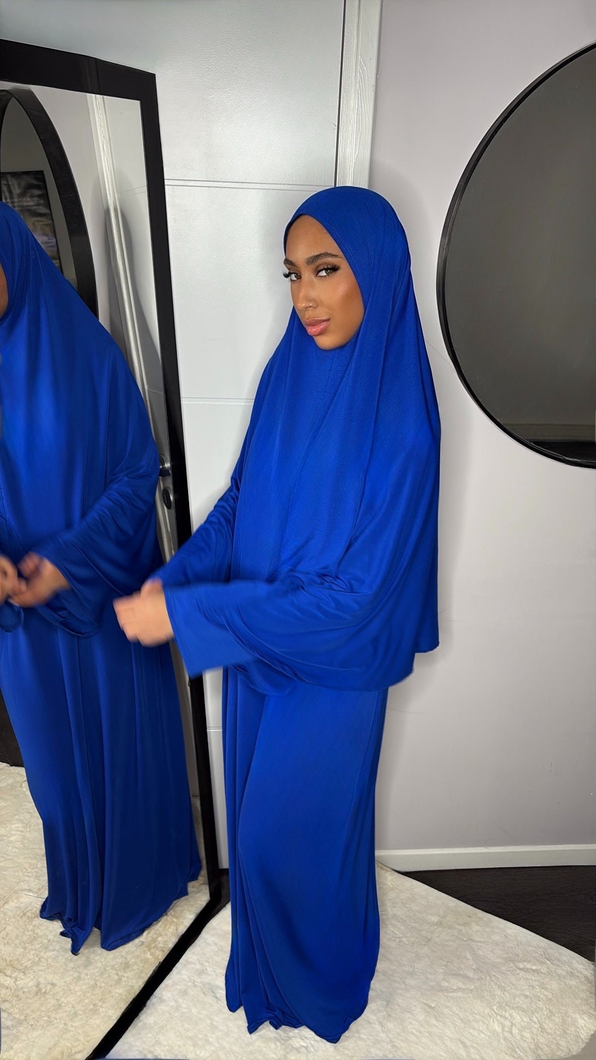 Set khalyssa - Abaya + Khimar - Bleu Royal