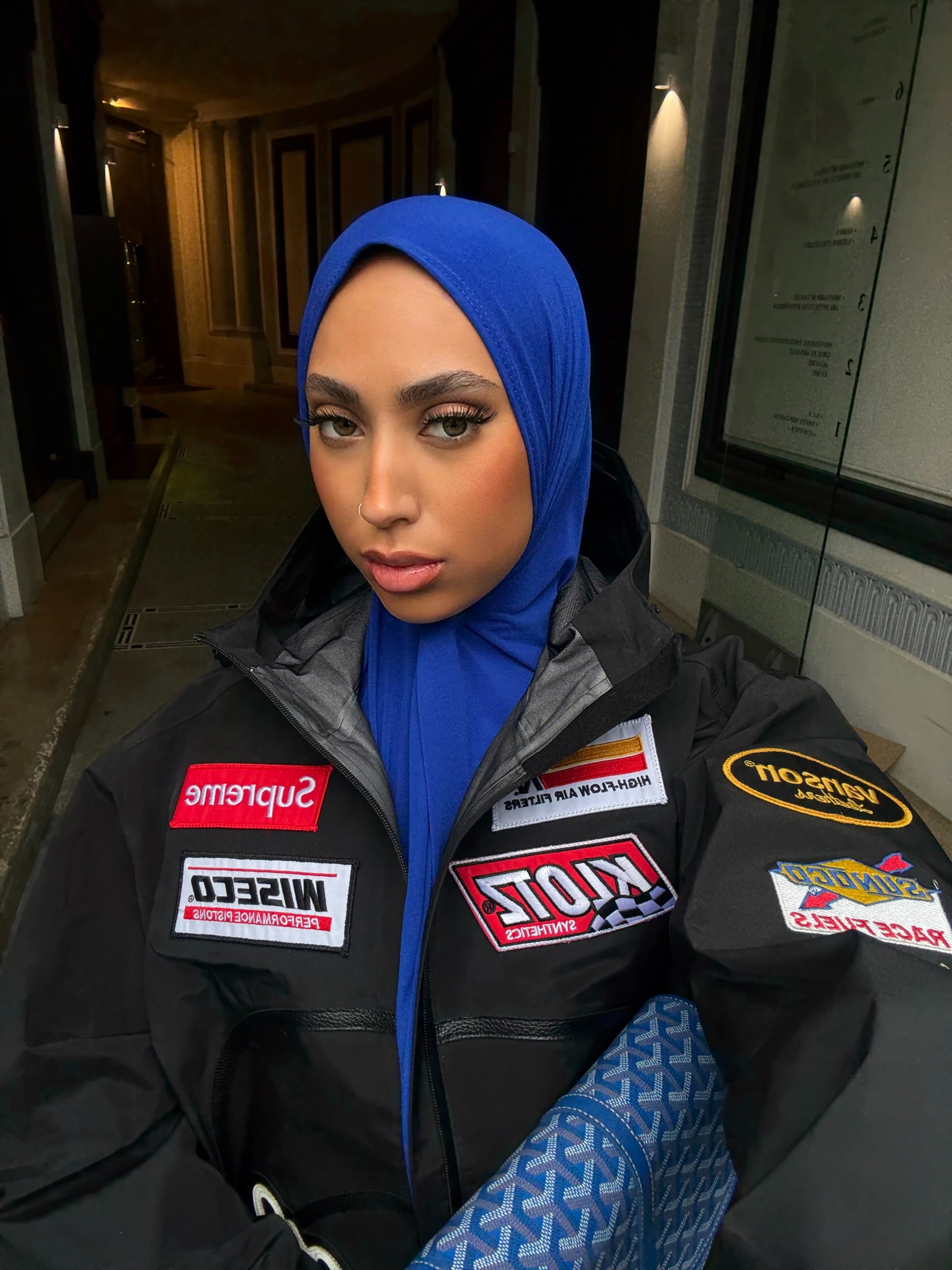 Set khalyssa - Abaya + Khimar - Bleu Royal