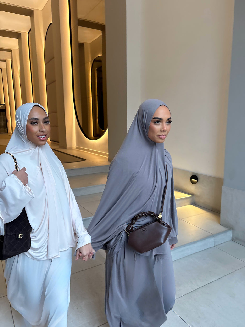 Set khalyssa - Abaya + Khimar - Taupe