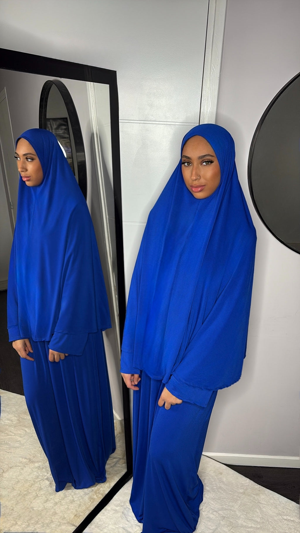 Set khalyssa - Abaya + Khimar - Bleu Royal