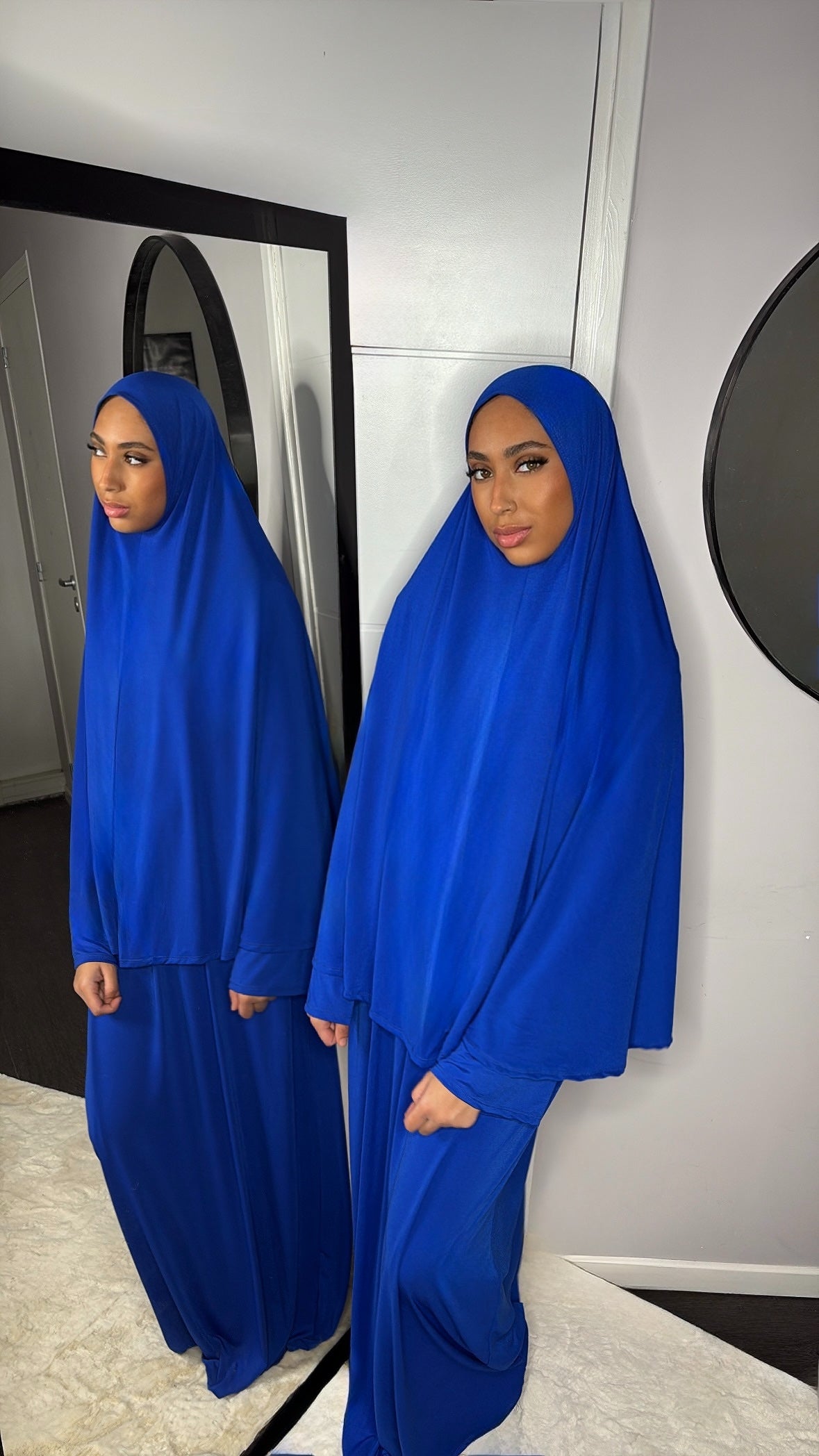 Set khalyssa - Abaya + Khimar - Bleu Royal