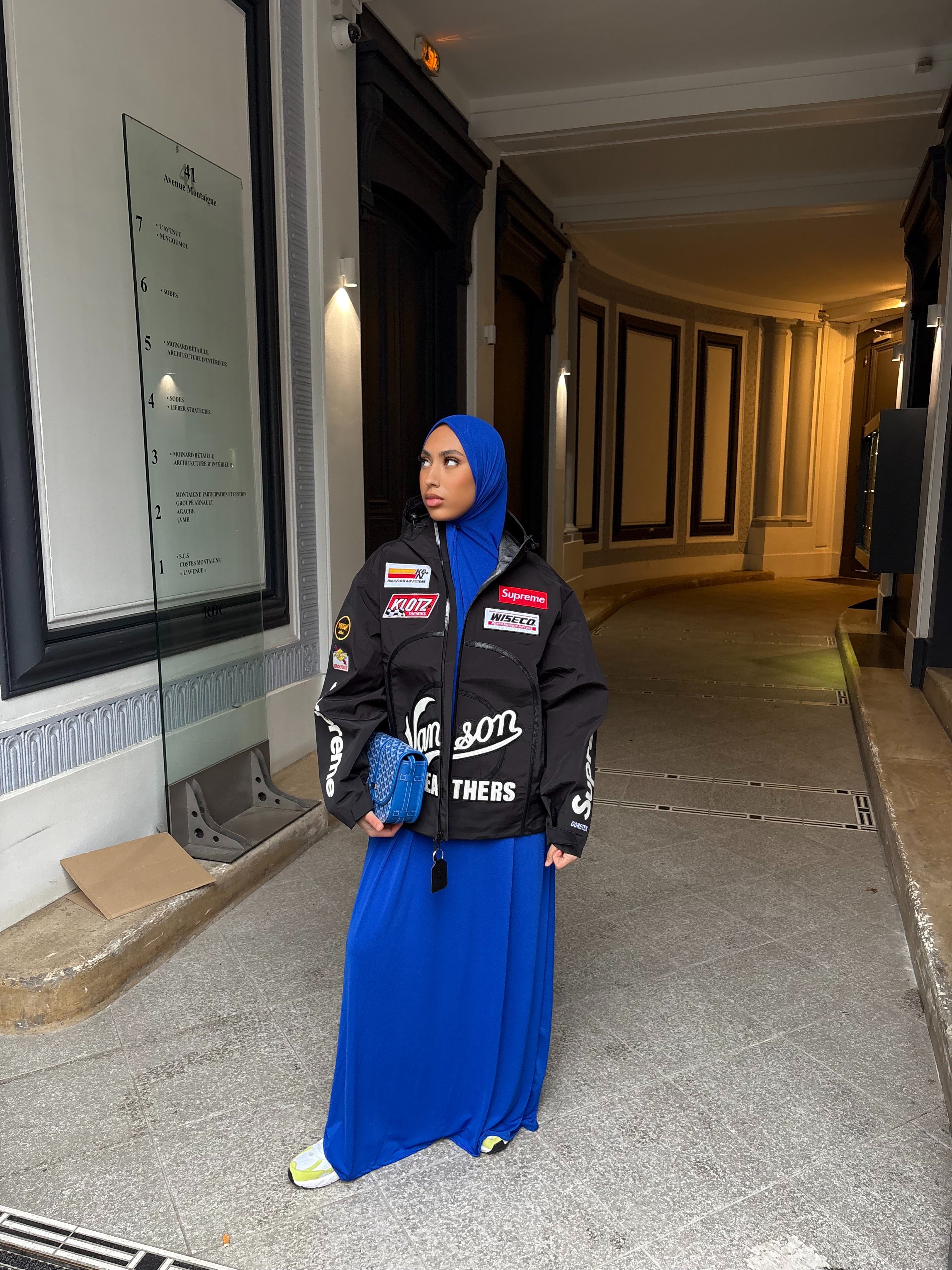 Set khalyssa - Abaya + Khimar - Bleu Royal