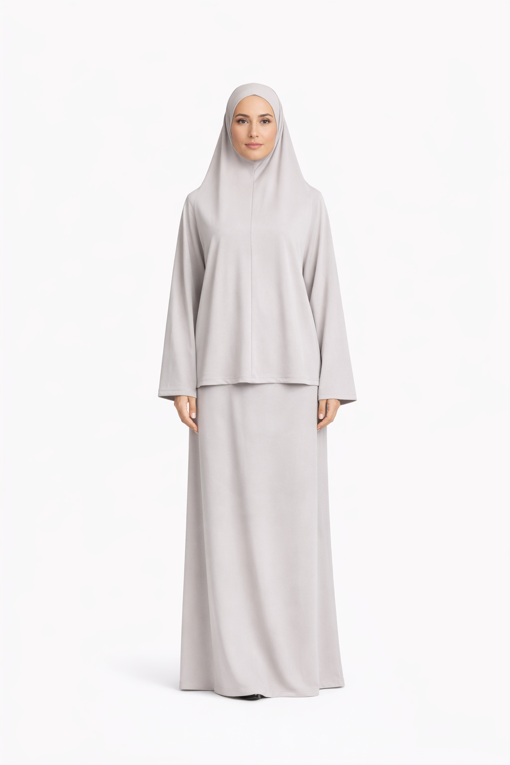 Set khalyssa - Abaya + Khimar - Taupe clair