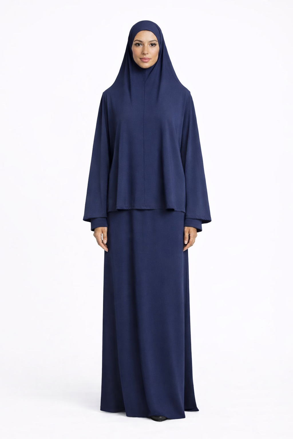 Set khalyssa - Abaya + Khimar - Bleu nuit